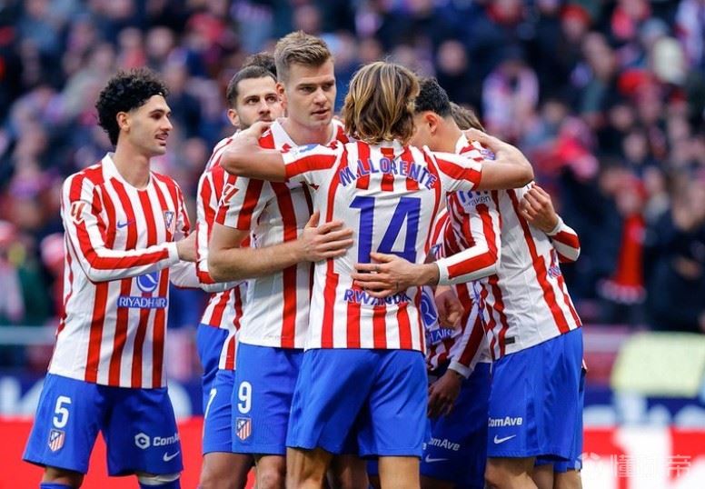 五大联赛俱乐部冬窗收入榜：马竞7750万欧第1，伯恩茅斯第2